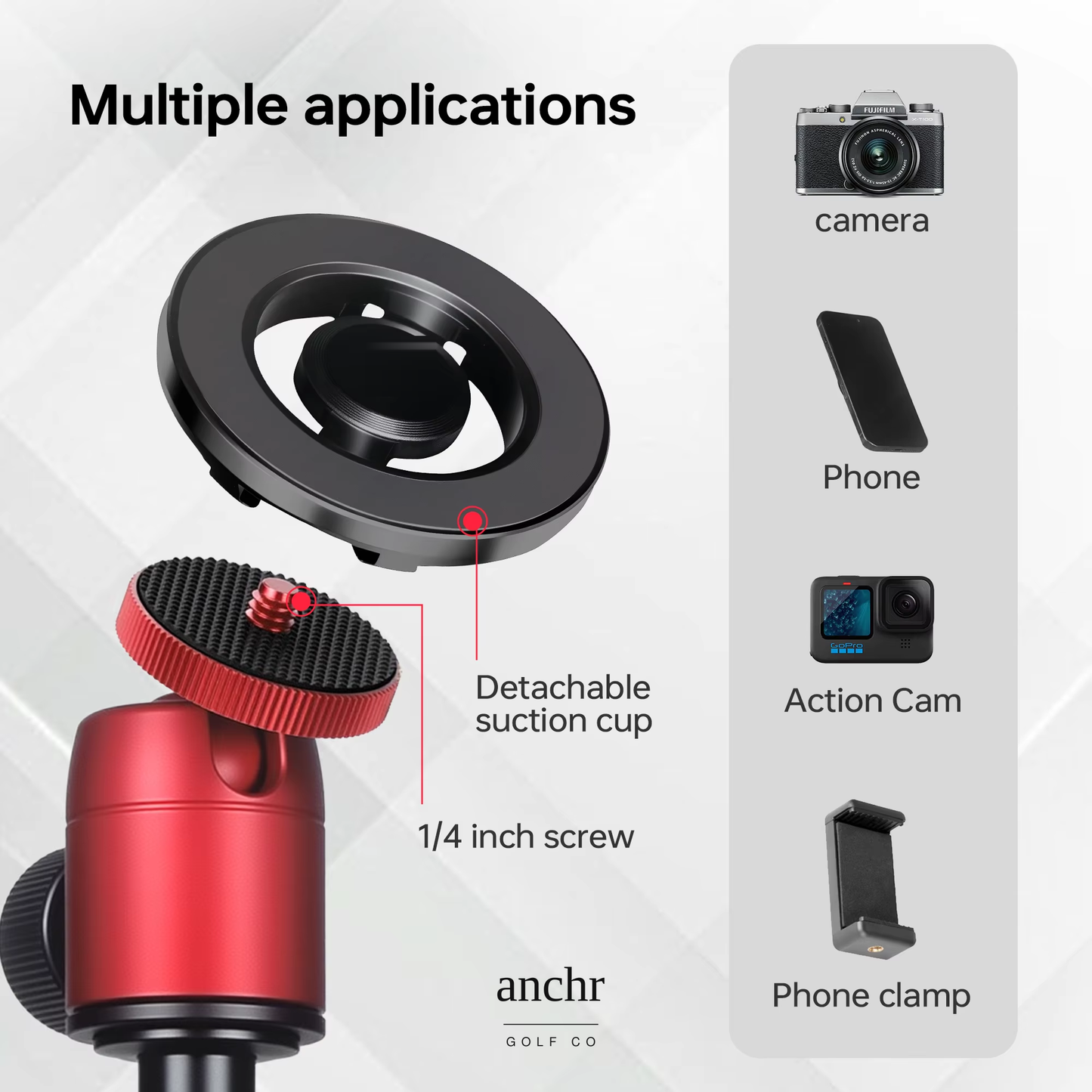 Anchr Golf Tripod